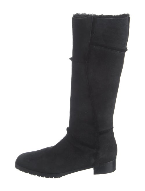 Manolo Blahnik Suede Riding Boots