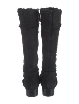 Manolo Blahnik Suede Riding Boots