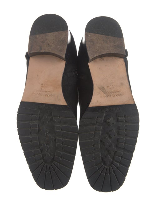Manolo Blahnik Suede Riding Boots