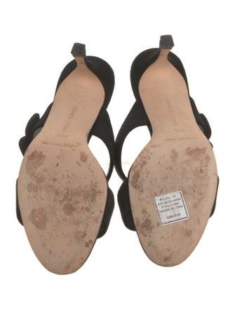 Manolo Blahnik Suede Slides