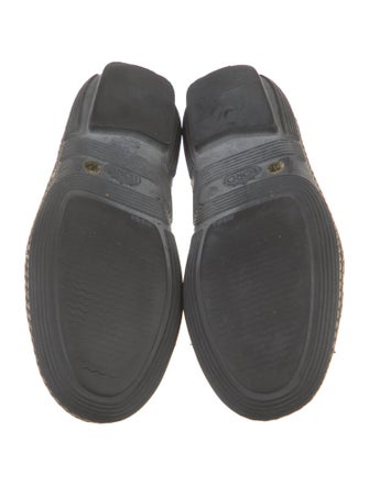 Manolo Blahnik Suede Tassel Accents Sneakers