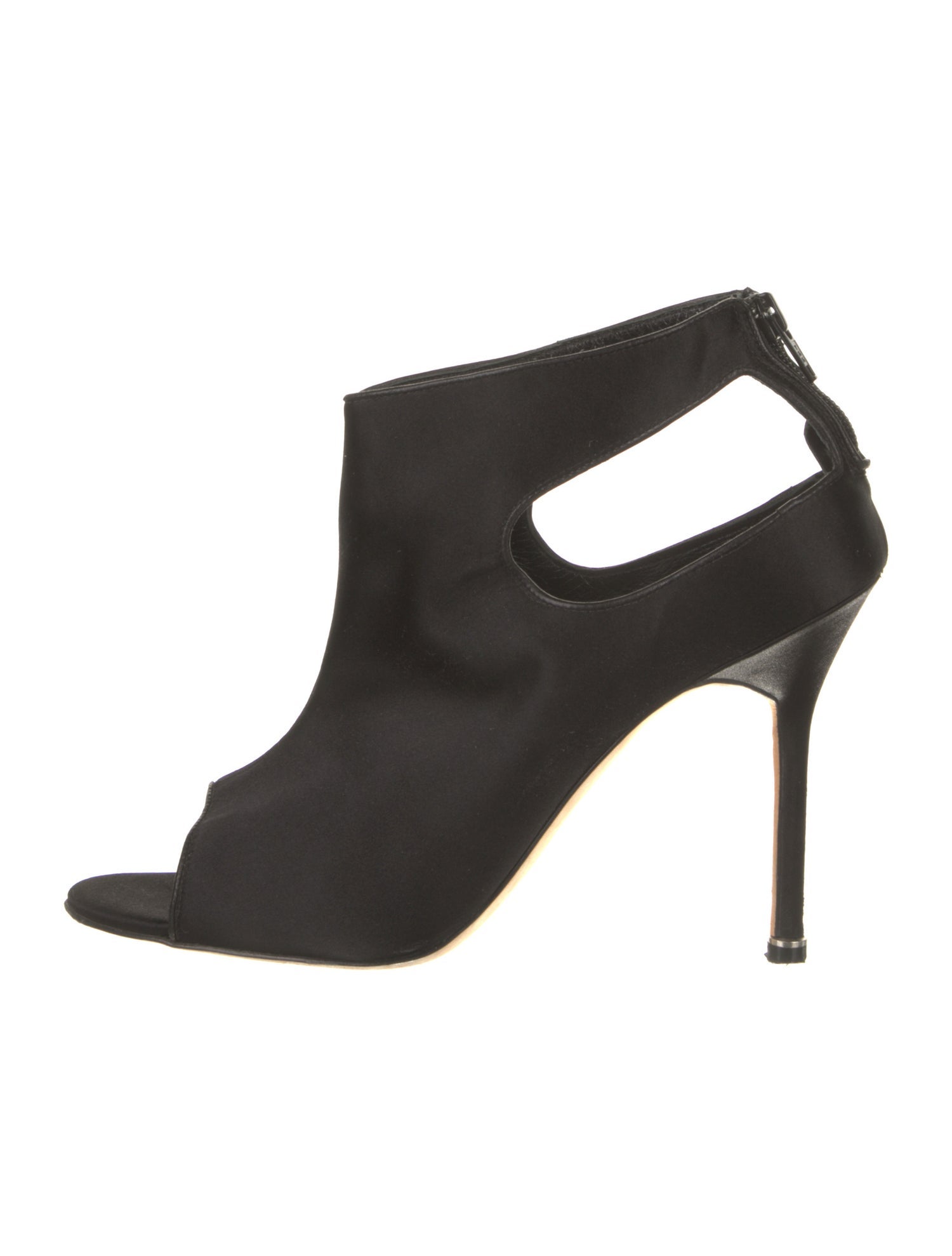 Manolo Blahnik Suede T-Strap Pumps