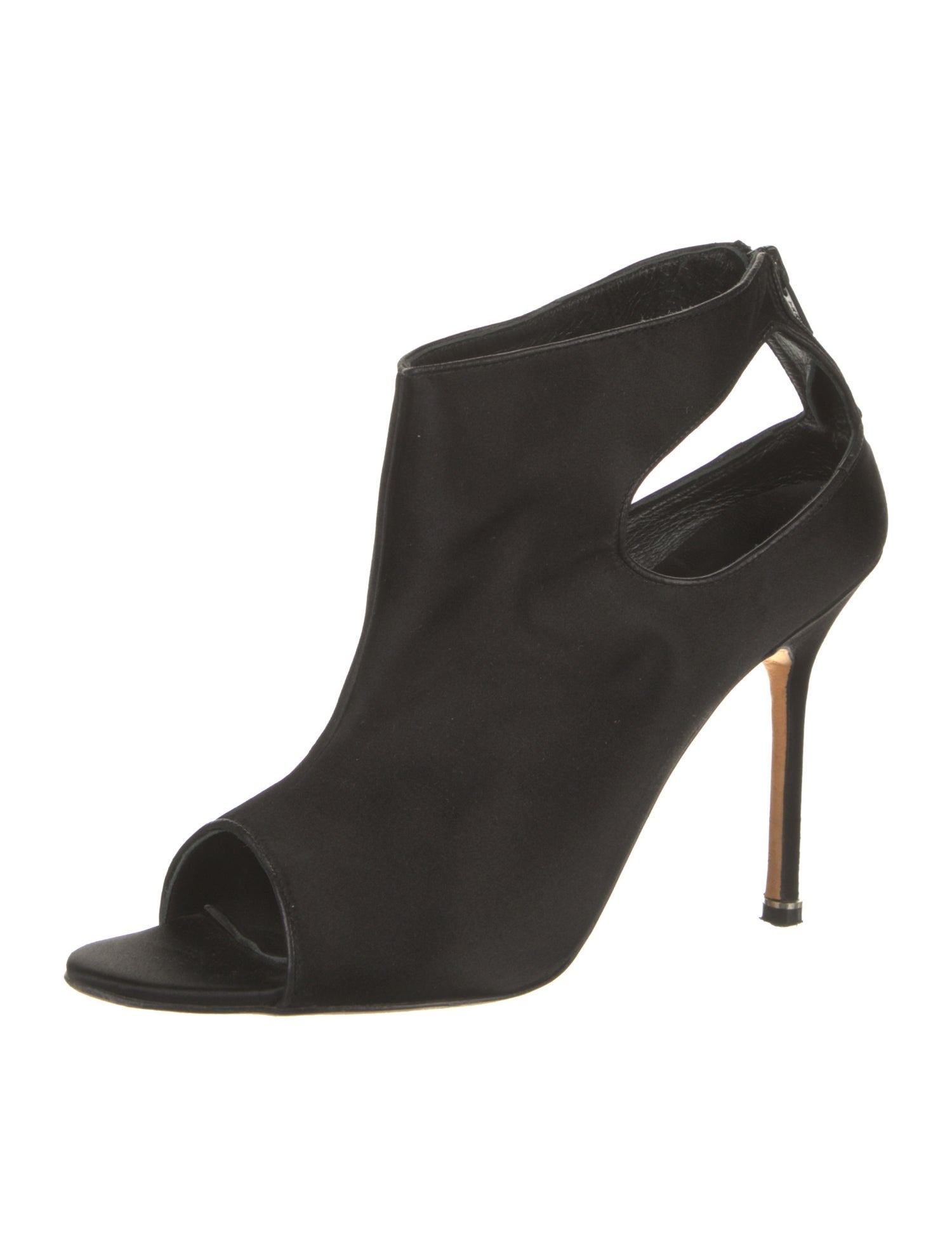 Manolo Blahnik Suede T-Strap Pumps