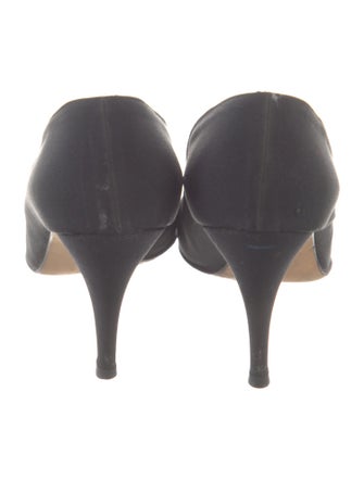Manolo Blahnik Satin Pumps