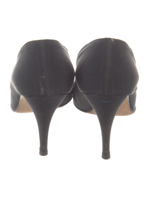 Manolo Blahnik Satin Pumps