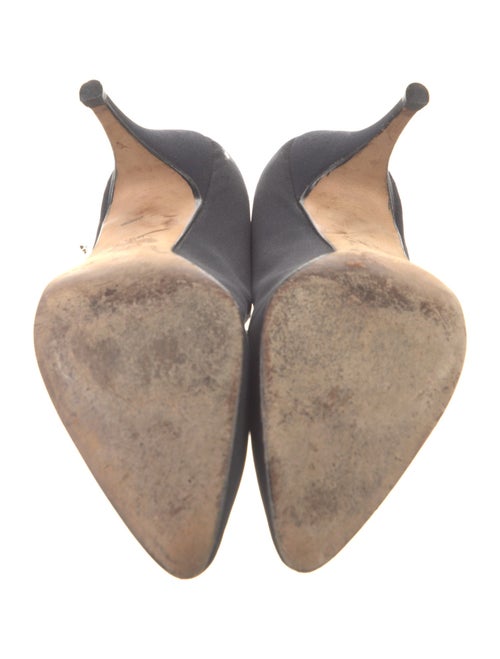 Manolo Blahnik Satin Pumps