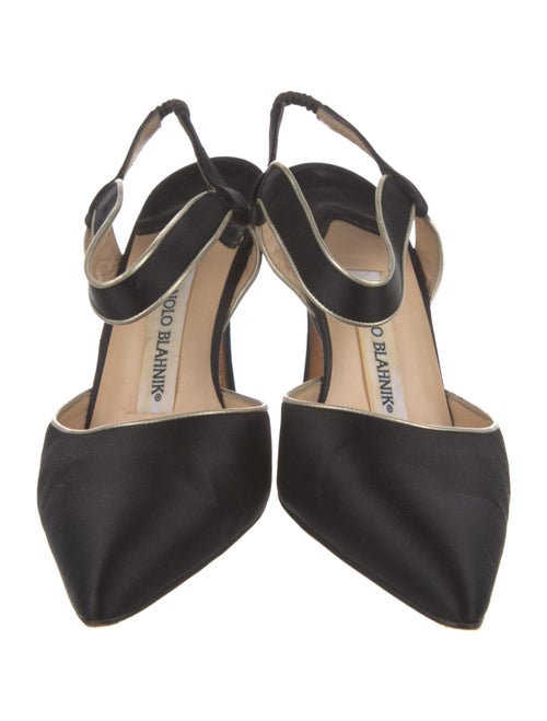 Manolo Blahnik Leather Mules