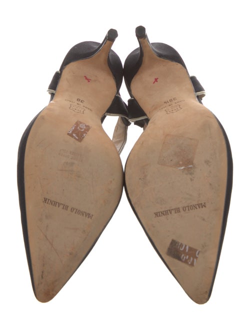 Manolo Blahnik Leather Mules