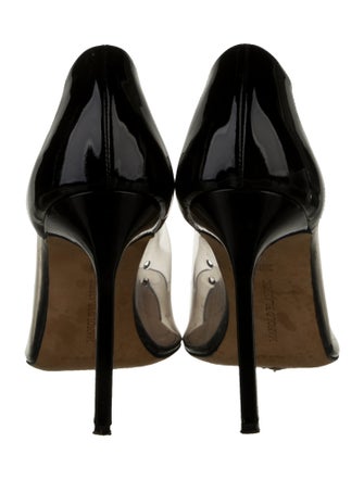 Manolo Blahnik PVC Colorblock Pattern Pumps