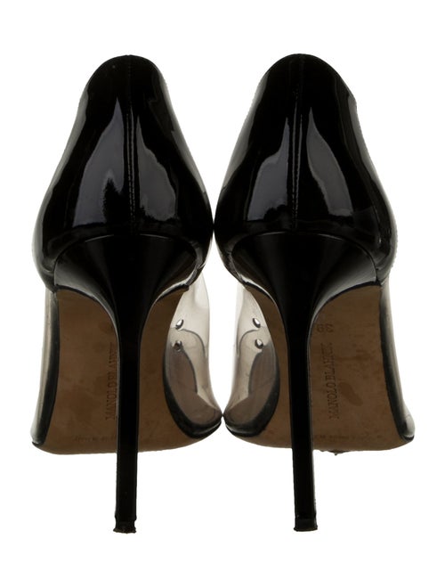 Manolo Blahnik PVC Colorblock Pattern Pumps