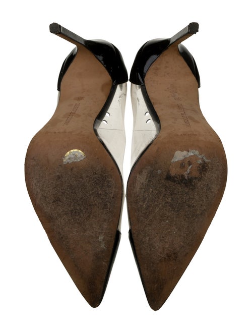 Manolo Blahnik PVC Colorblock Pattern Pumps