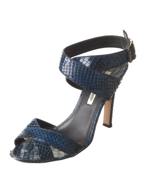 Manolo Blahnik Snakeskin Sandals