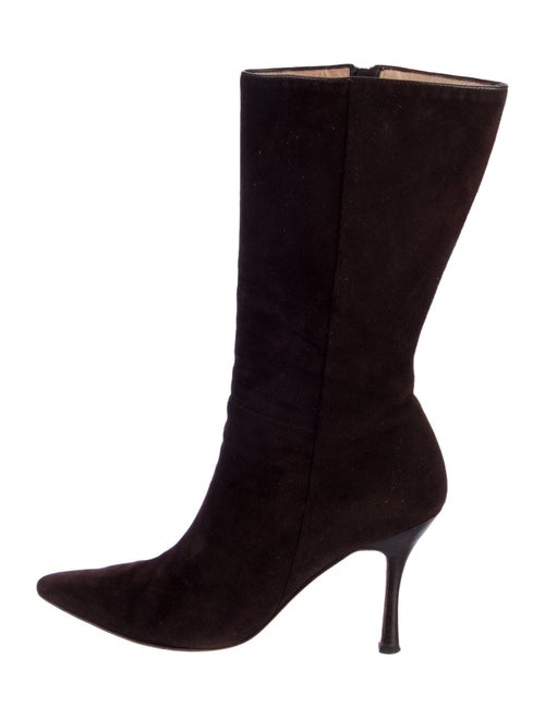 Manolo Blahnik Suede Boots