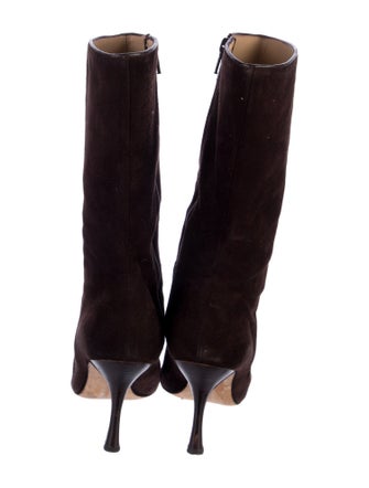Manolo Blahnik Suede Boots