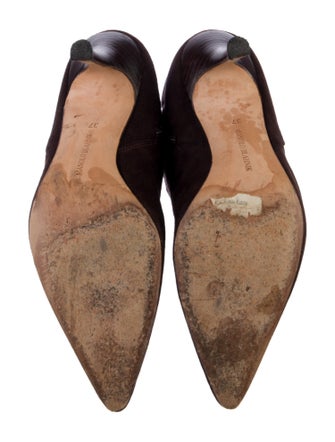 Manolo Blahnik Suede Boots