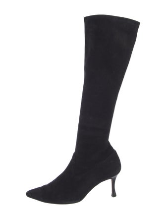Manolo Blahnik Suede Boots
