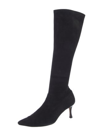 Manolo Blahnik Suede Boots