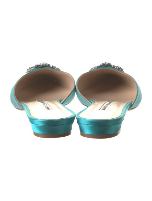 Manolo Blahnik Satin Mules