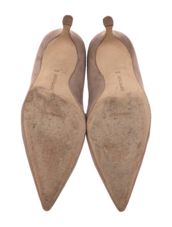 Manolo Blahnik Suede Pumps