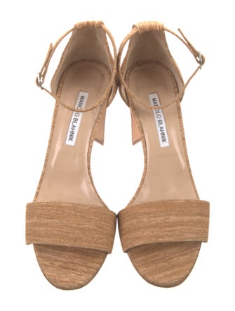 Manolo Blahnik Leather Sandals