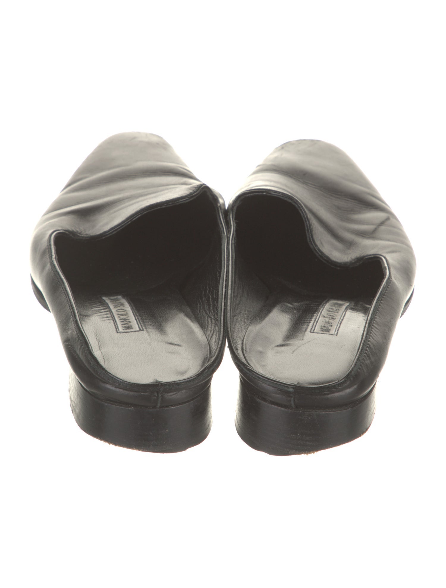 Manolo Blahnik Leather Mules
