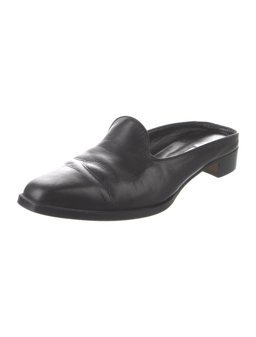 Manolo Blahnik Leather Mules