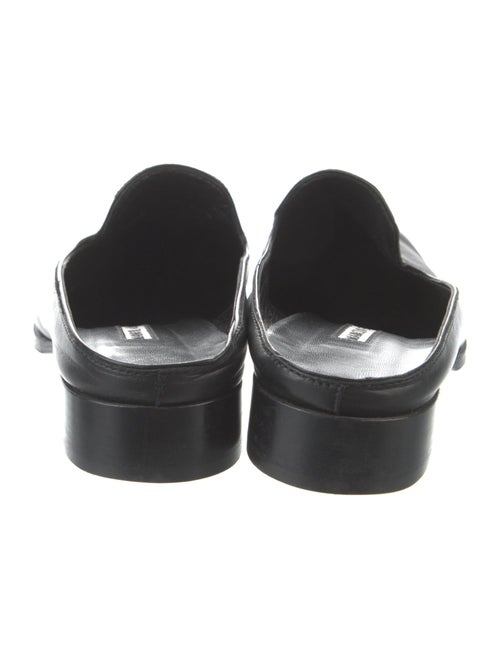 Manolo Blahnik Leather Mules
