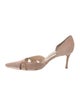 Manolo Blahnik Suede D'Orsay Pumps