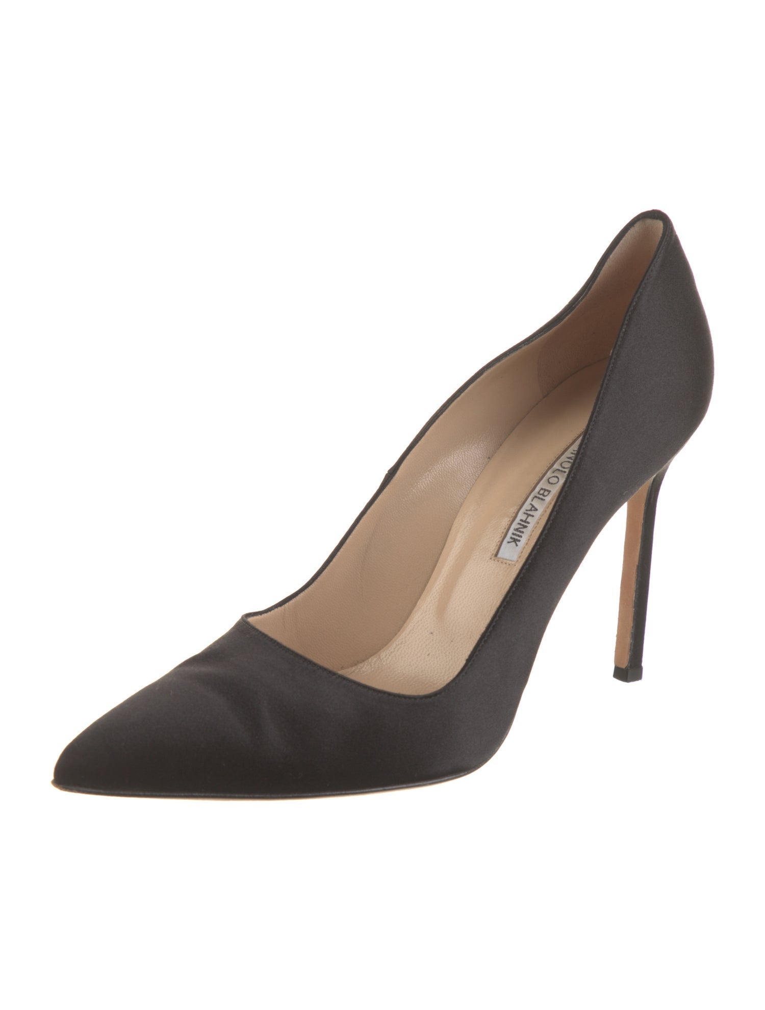 Manolo Blahnik Satin Pumps