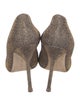 Manolo Blahnik Crystal Embellishments Pumps
