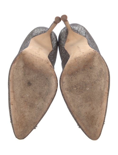 Manolo Blahnik Crystal Embellishments Pumps