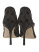 Manolo Blahnik Mesh Polka Dot Print Pumps
