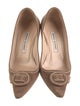 Manolo Blahnik Suede Pumps