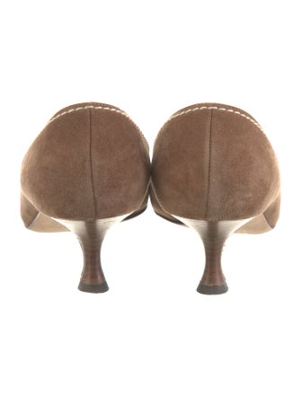 Manolo Blahnik Suede Pumps