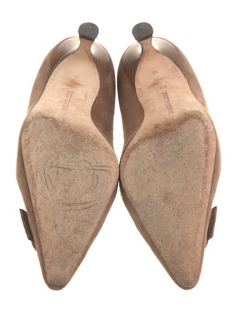 Manolo Blahnik Suede Pumps