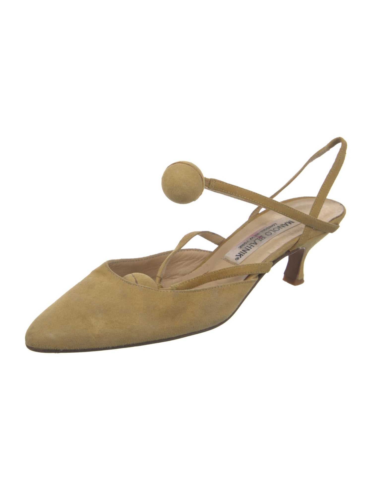 Manolo Blahnik Suede Mules