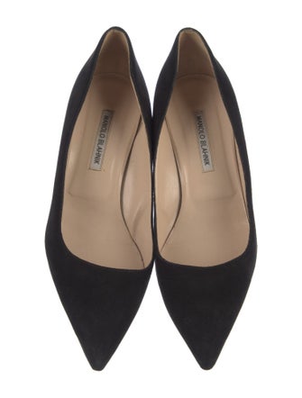 Manolo Blahnik Suede Pumps