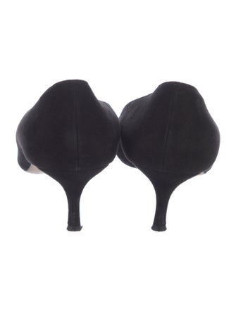 Manolo Blahnik Suede Pumps
