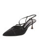 Manolo Blahnik Suede Slingback Pumps