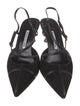 Manolo Blahnik Suede Slingback Pumps