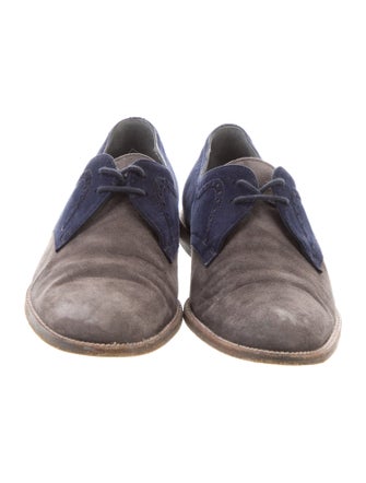 Manolo Blahnik Suede Oxfords