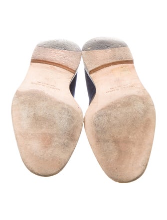 Manolo Blahnik Suede Oxfords