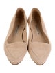 Manolo Blahnik Suede Flats