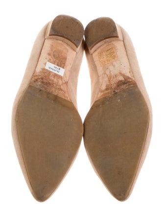 Manolo Blahnik Suede Flats