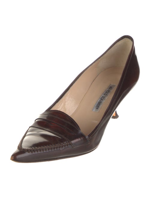 Manolo Blahnik Leather Pumps