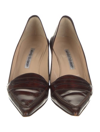 Manolo Blahnik Leather Pumps