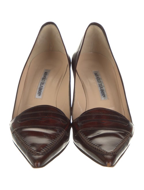 Manolo Blahnik Leather Pumps