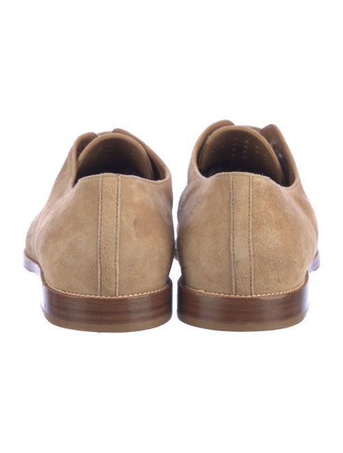 Manolo Blahnik Suede Lasercut Accents Oxfords