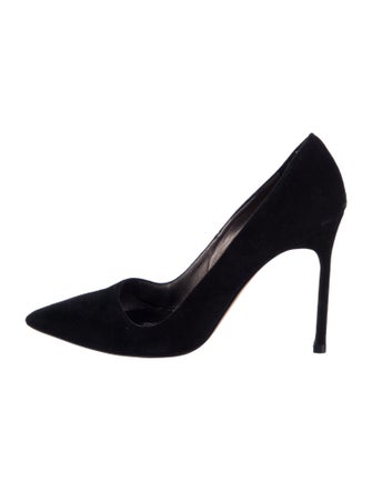 Manolo Blahnik Suede Pumps