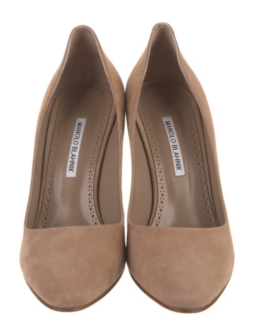 Manolo Blahnik Suede Pumps